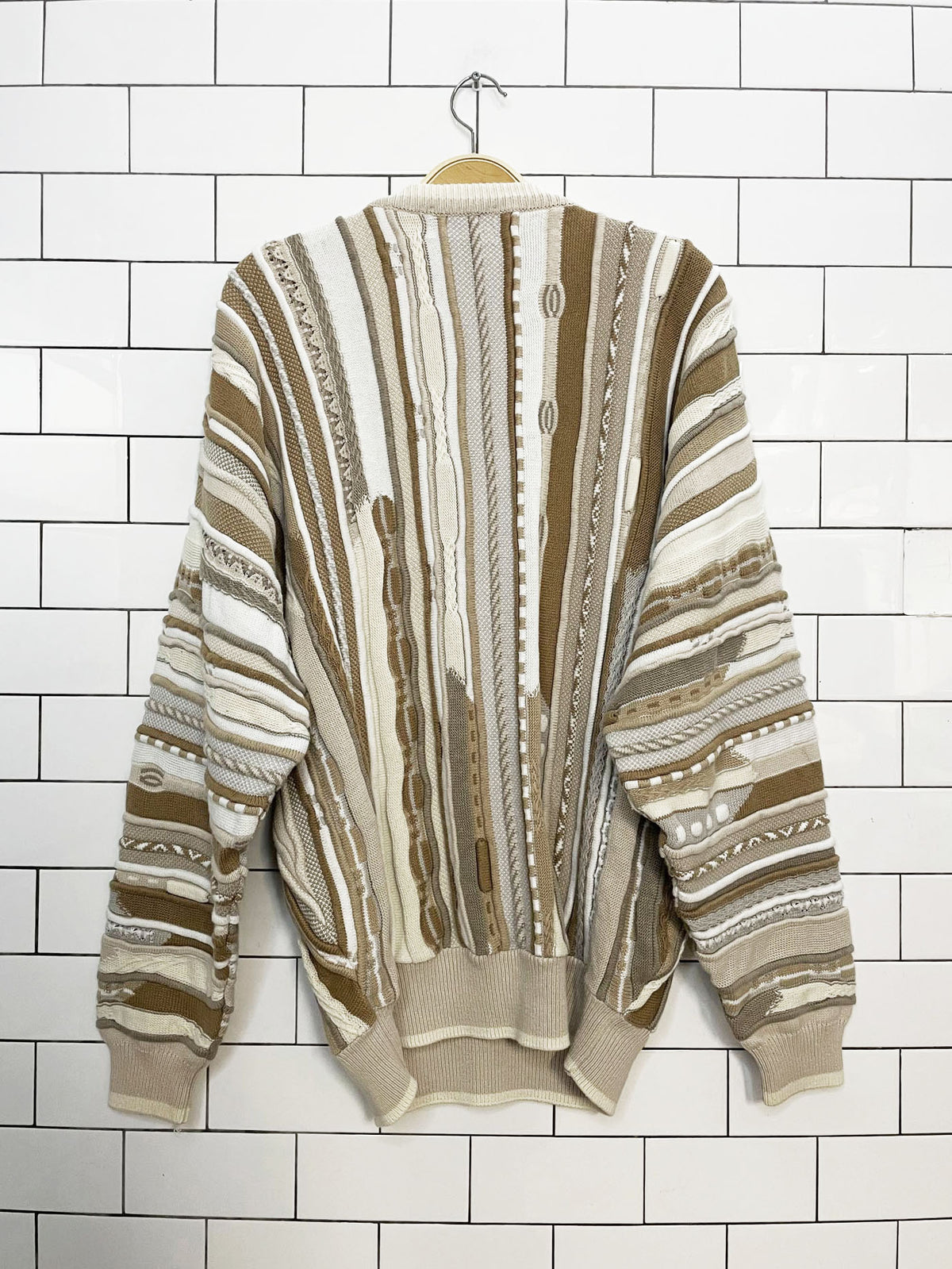 vintage tosani 3D knit sweater | made in Canada