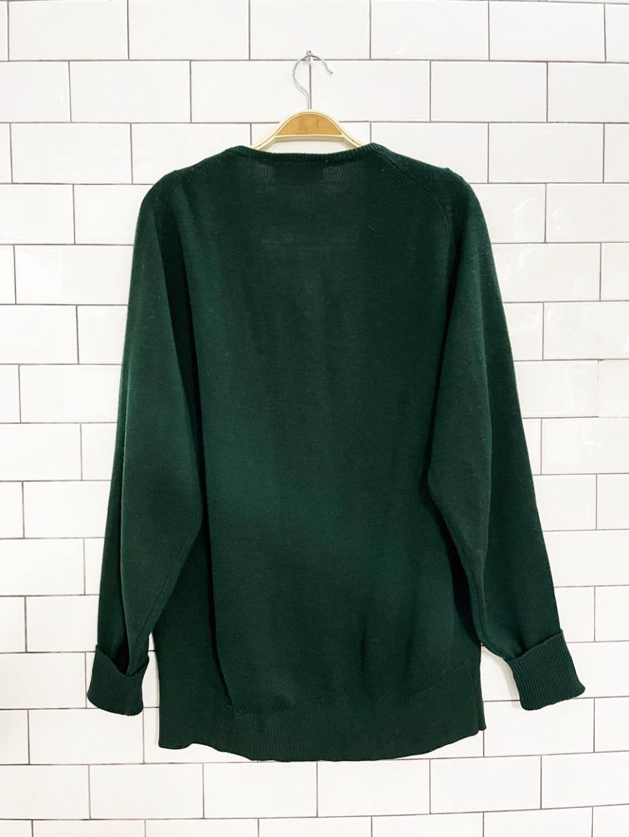 vintage mariners rugby football club v - neck knit sweater - good market thrift store