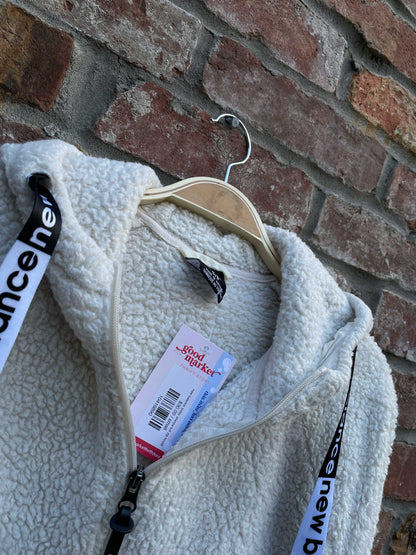 new balance teddy sherpa full zip hoodie