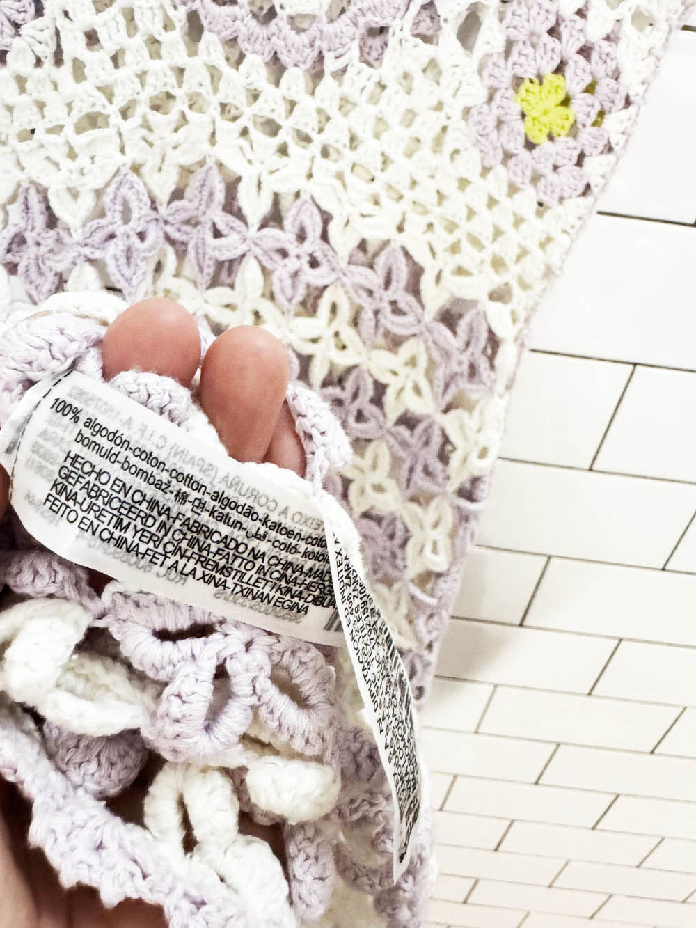 zara limited edition crochet knit mini dress