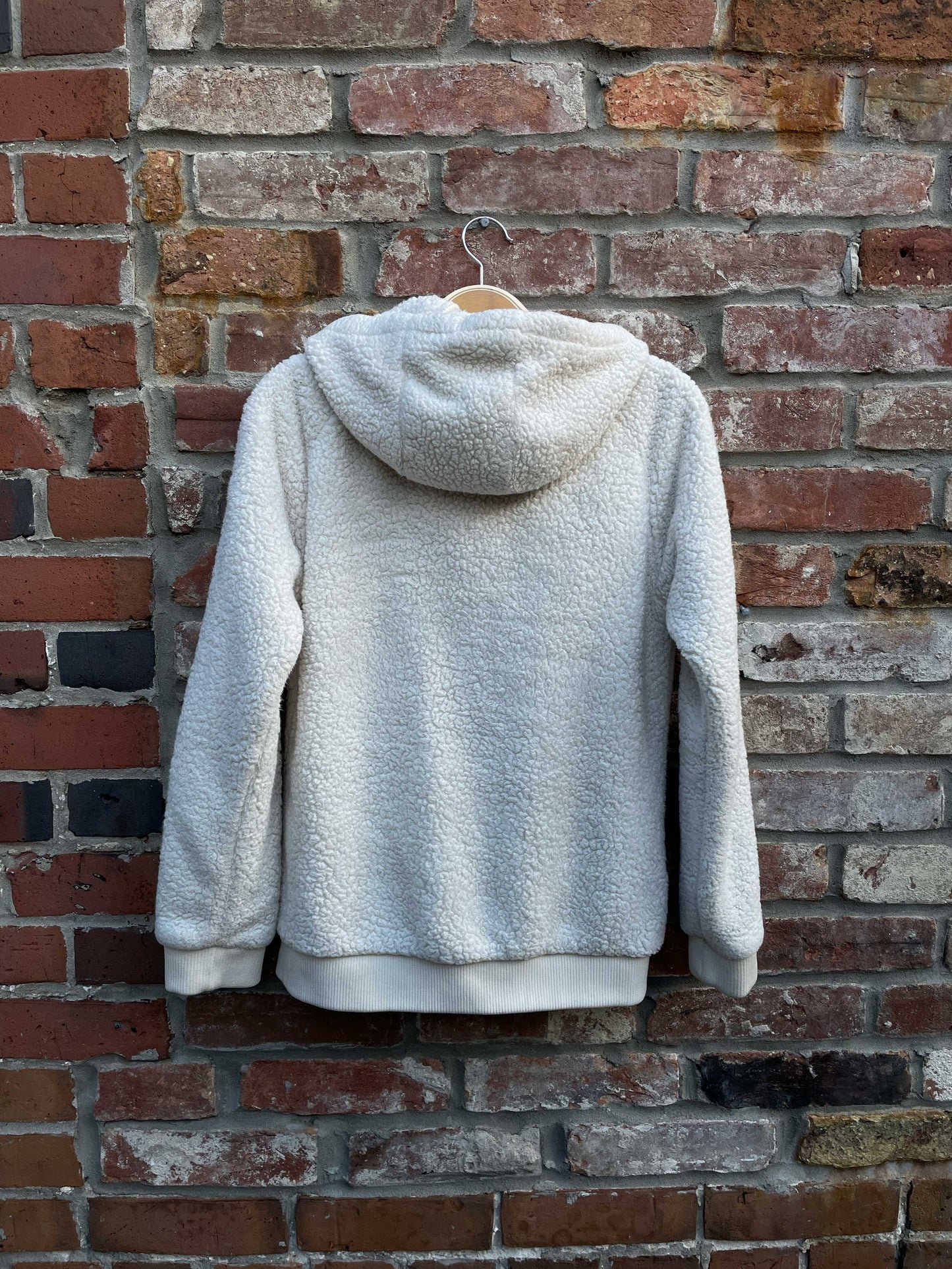 new balance teddy sherpa full zip hoodie
