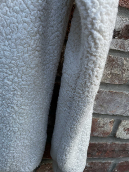 new balance teddy sherpa full zip hoodie