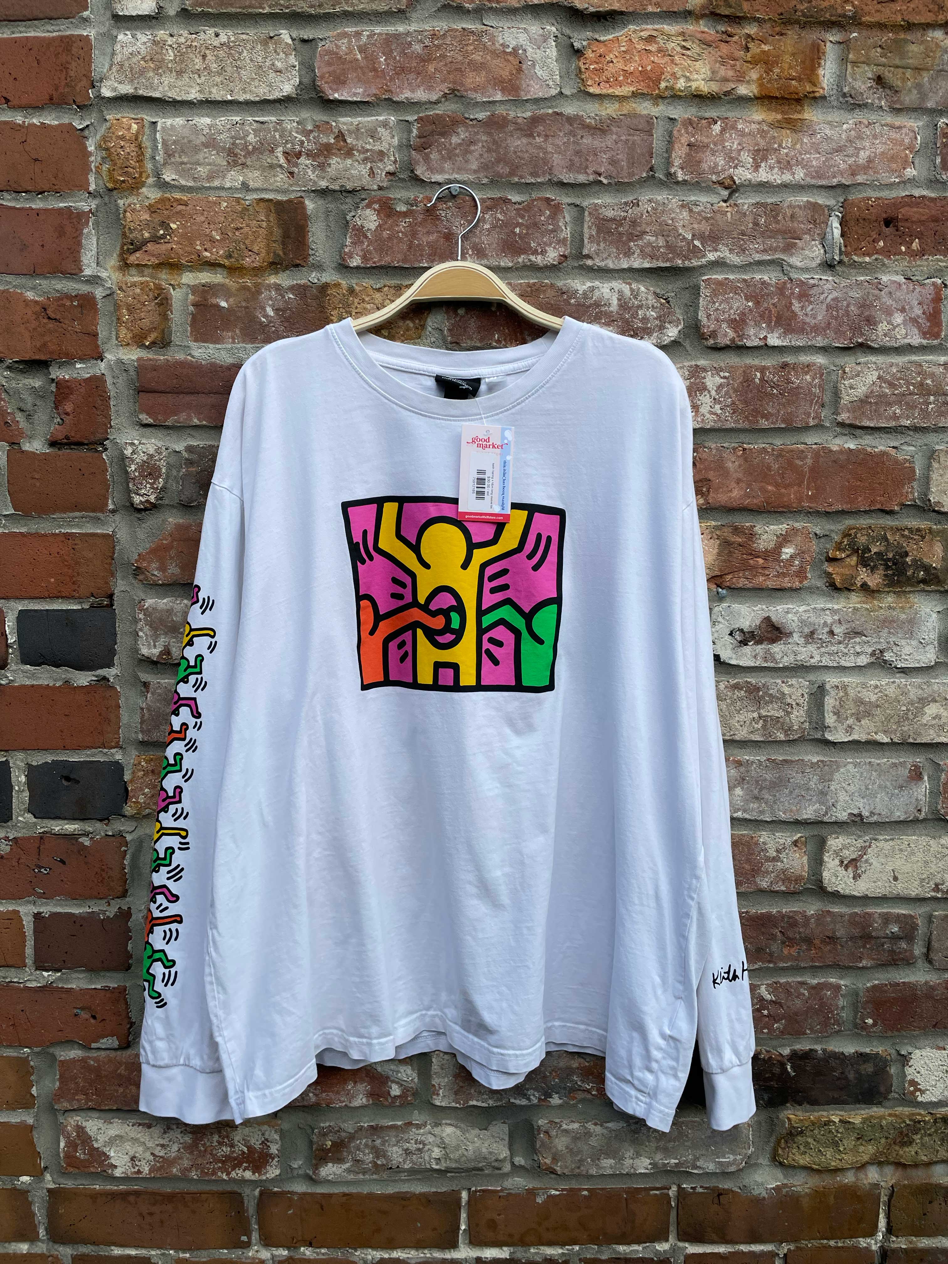 keith haring x h&m long sleeve tee – good market thrift store