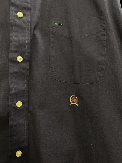 tommy hilfiger 80s 2 - ply fabric shirt - good market thrift store