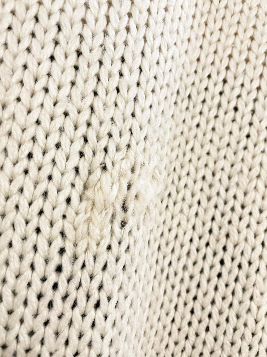 vintage 80s in private class of '63 letterman chunky knit sweater - good market thrift store