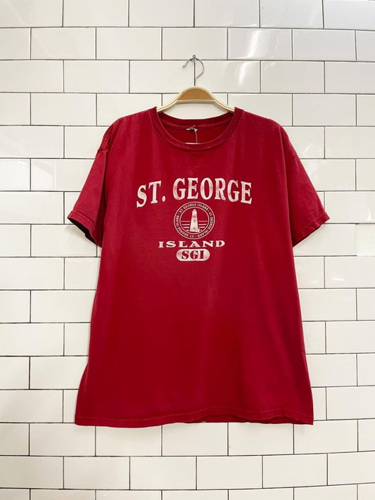vintage 00s st george island graphic tee - good market thrift store
