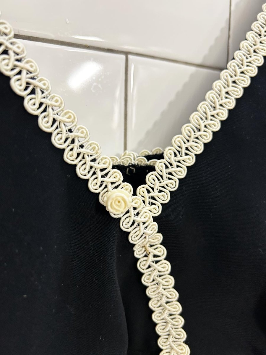 vintage crochet - mesh - fringe tank top - good market thrift store