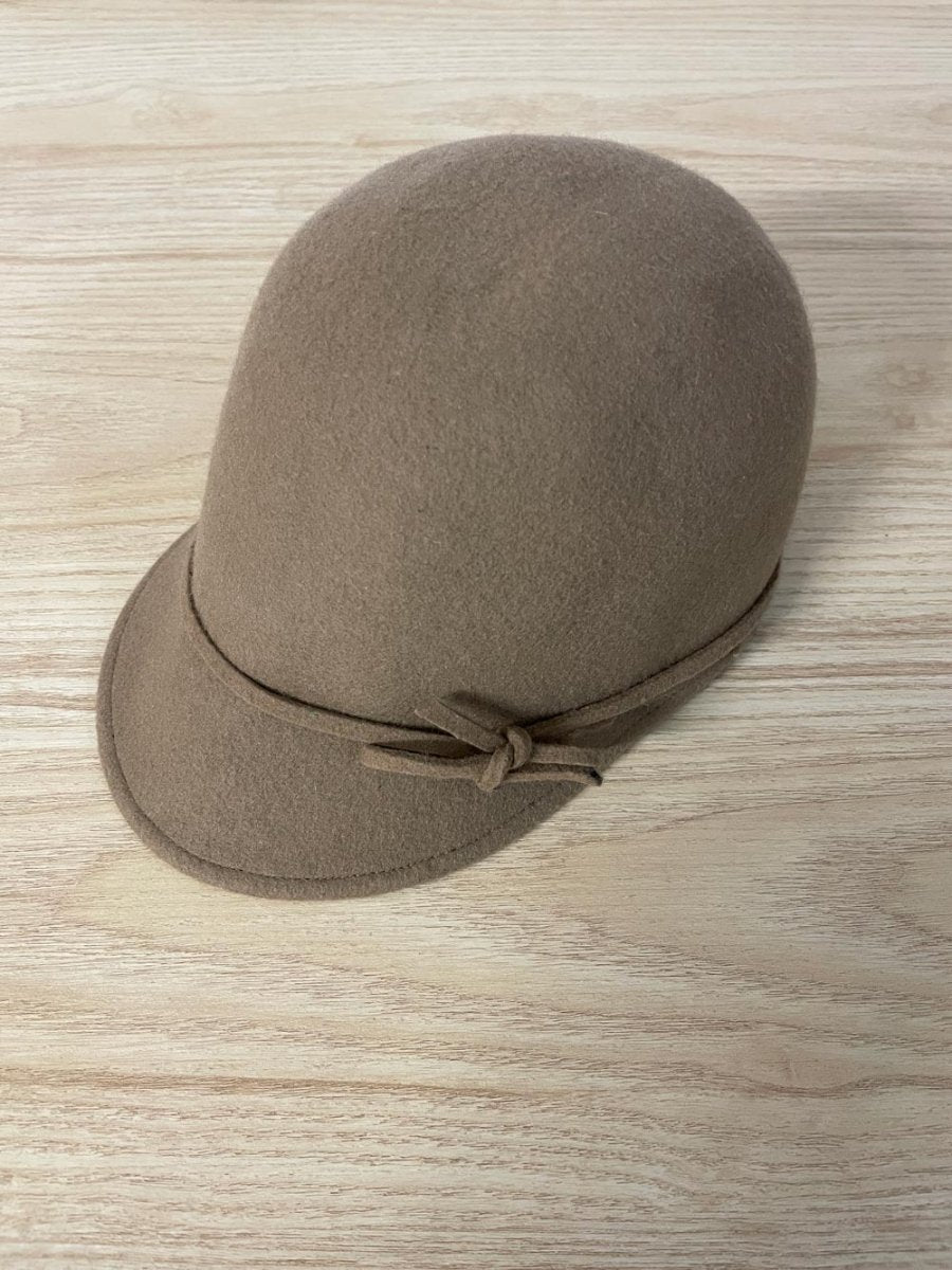 zara 100% wool felted bowler hat - good market thrift store