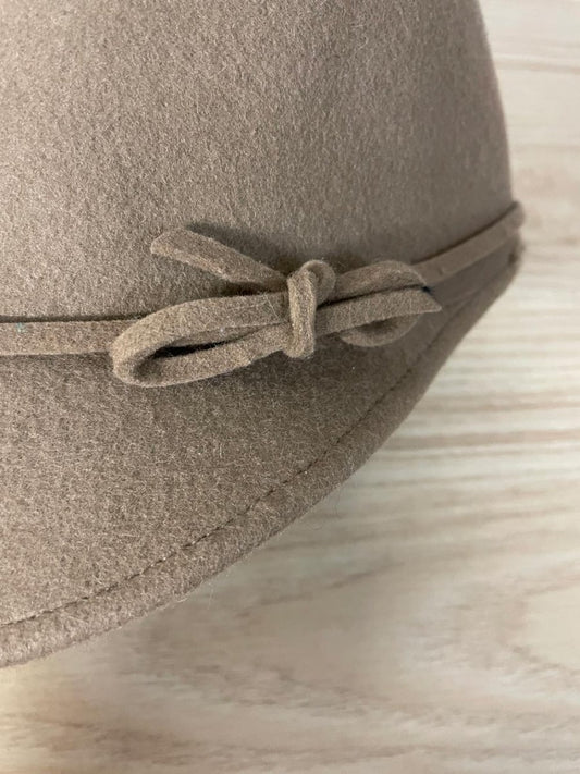 zara 100% wool felted bowler hat - good market thrift store