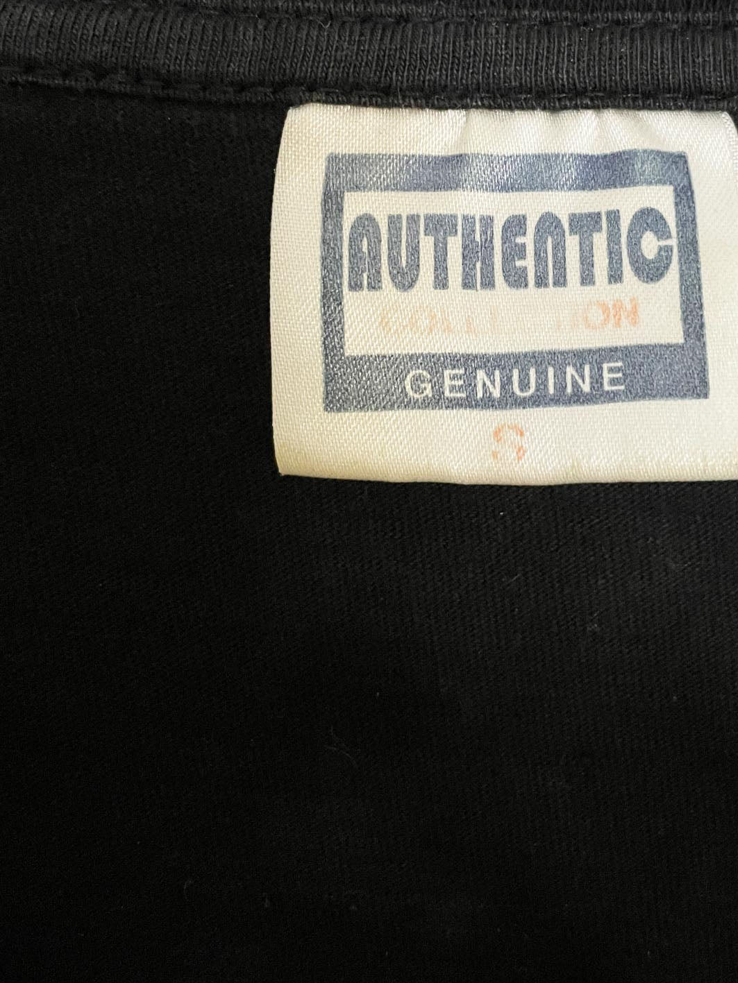 vintage 90s paris spell out embroidered tee | authentic collection