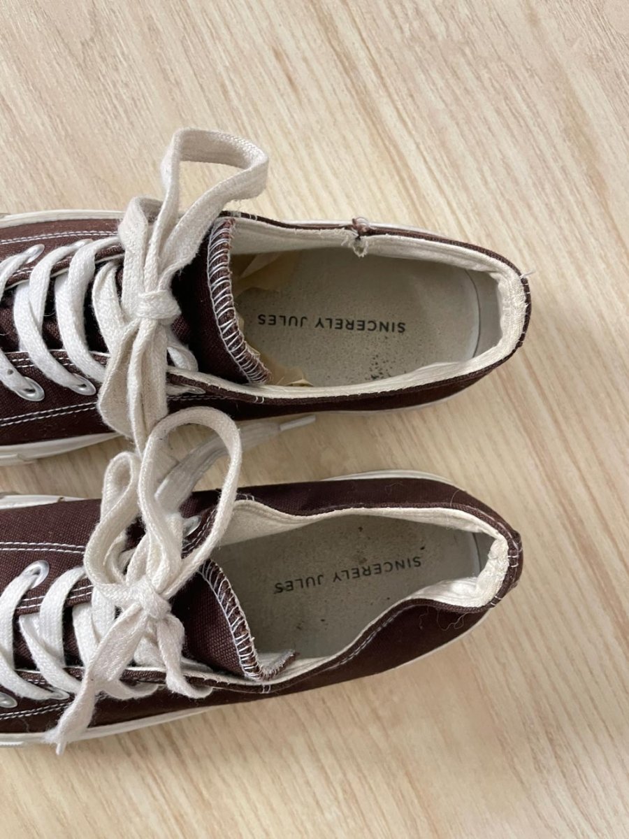 sincerely jules vince platform sneaker - good market thrift store