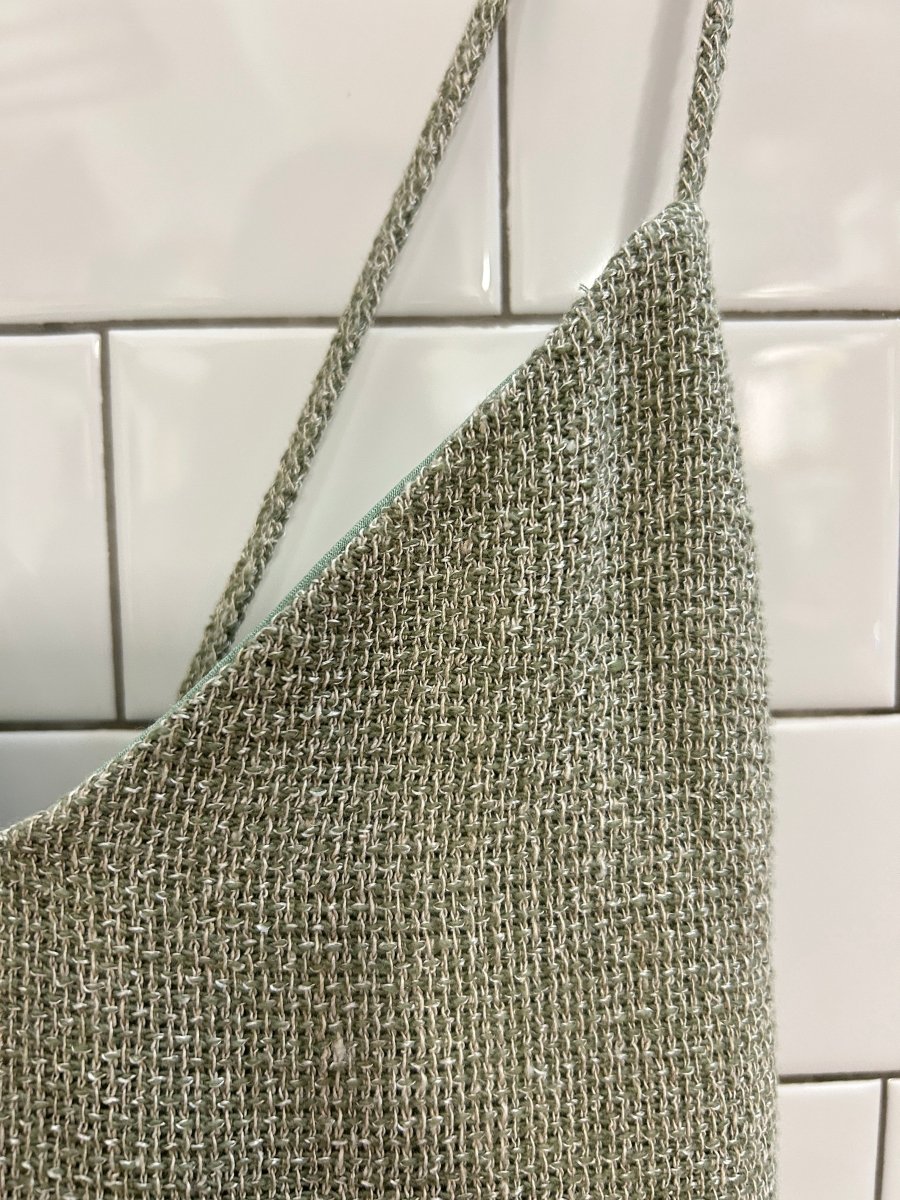 vintage 00s woven summer mini dress - good market thrift store