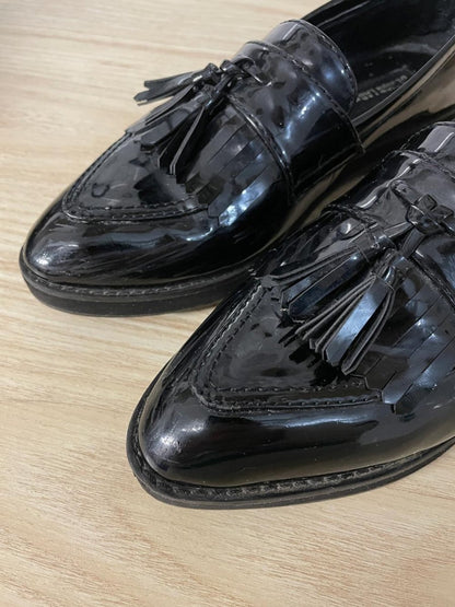 design lab iggi patent fringe tassel loafer - good market thrift store