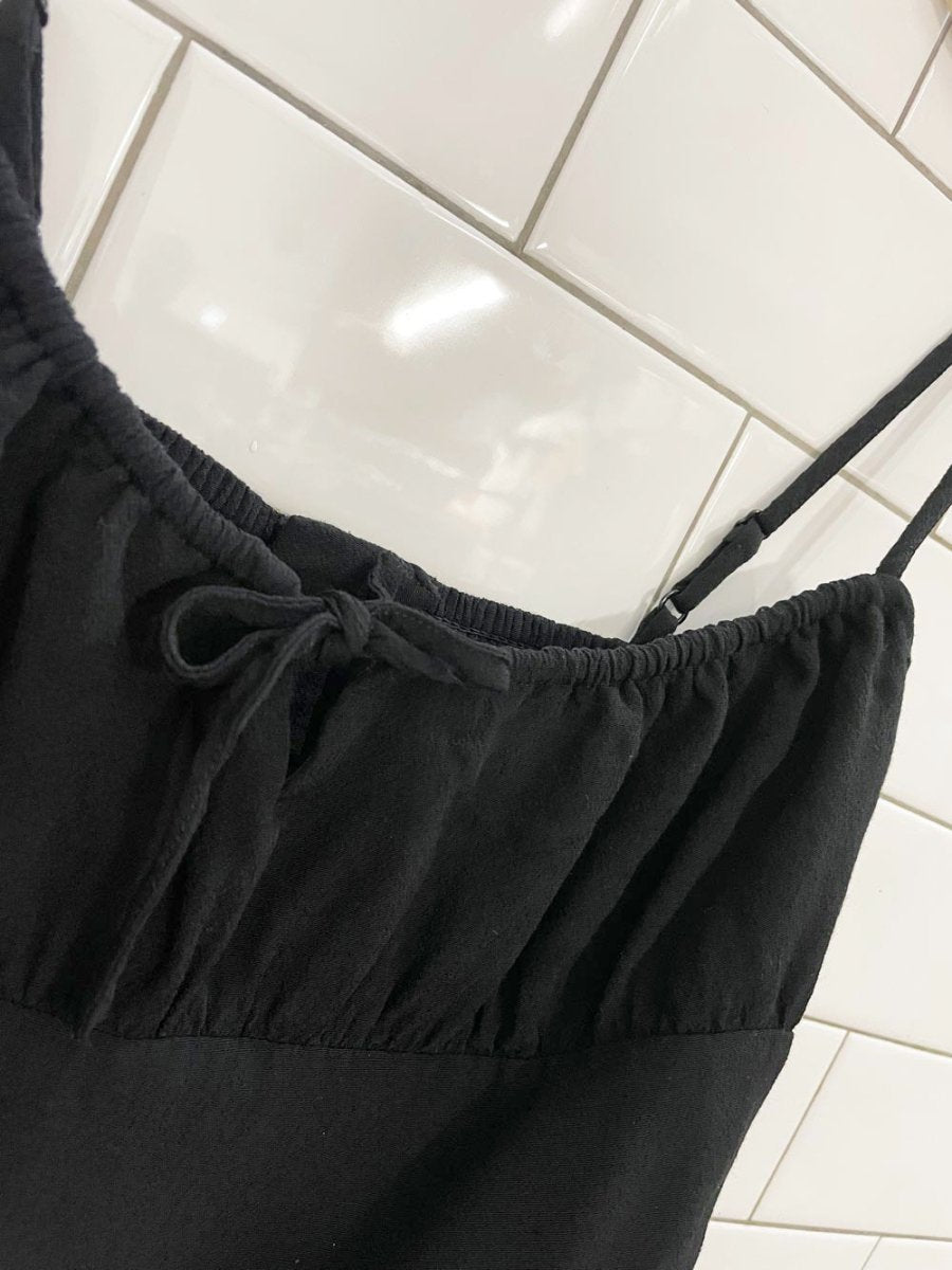 sunday best delilah ruched tie front tank | aritzia - good market thrift store