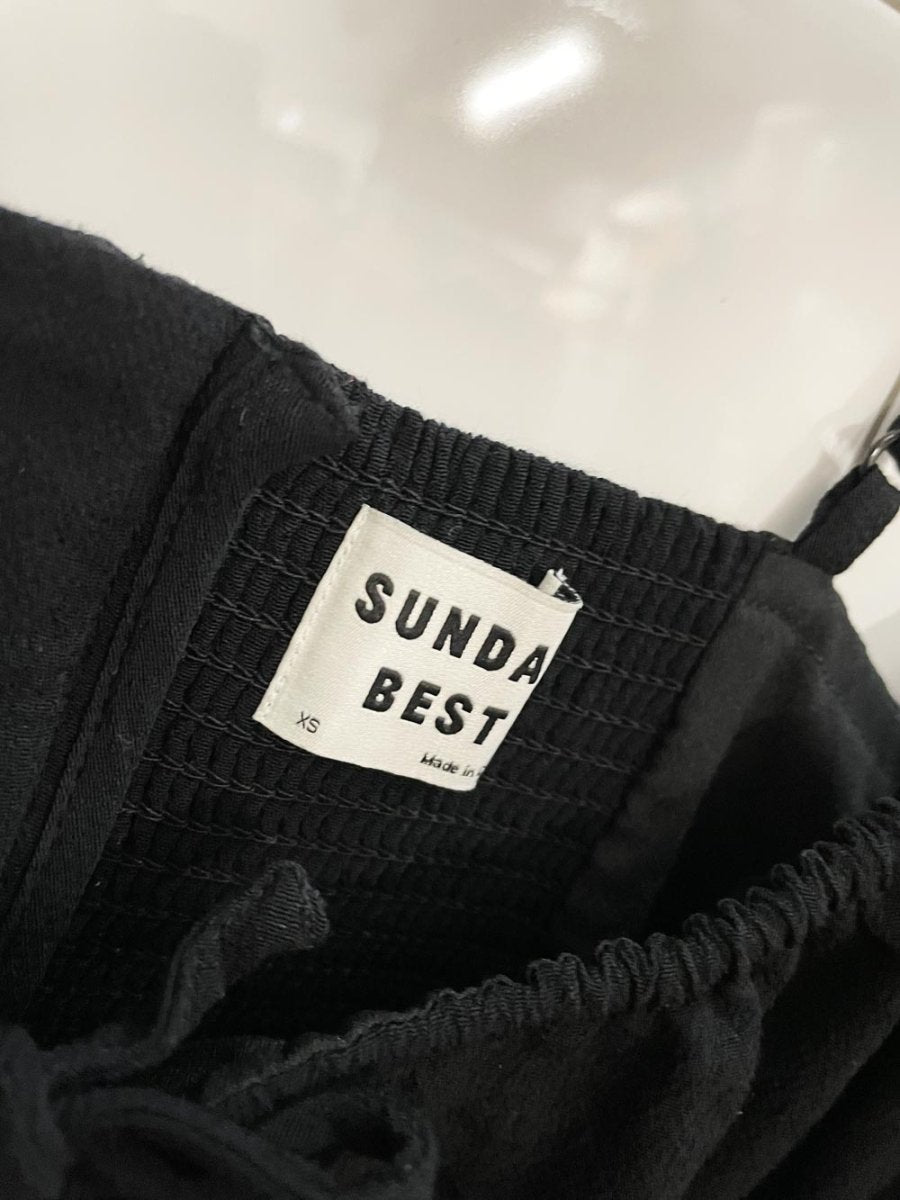 sunday best delilah ruched tie front tank | aritzia - good market thrift store