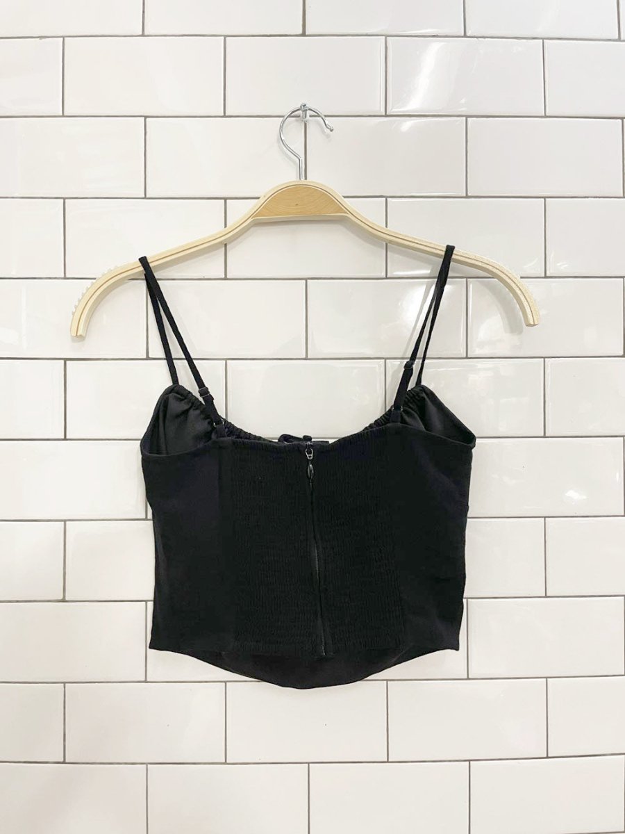 sunday best delilah ruched tie front tank | aritzia - good market thrift store