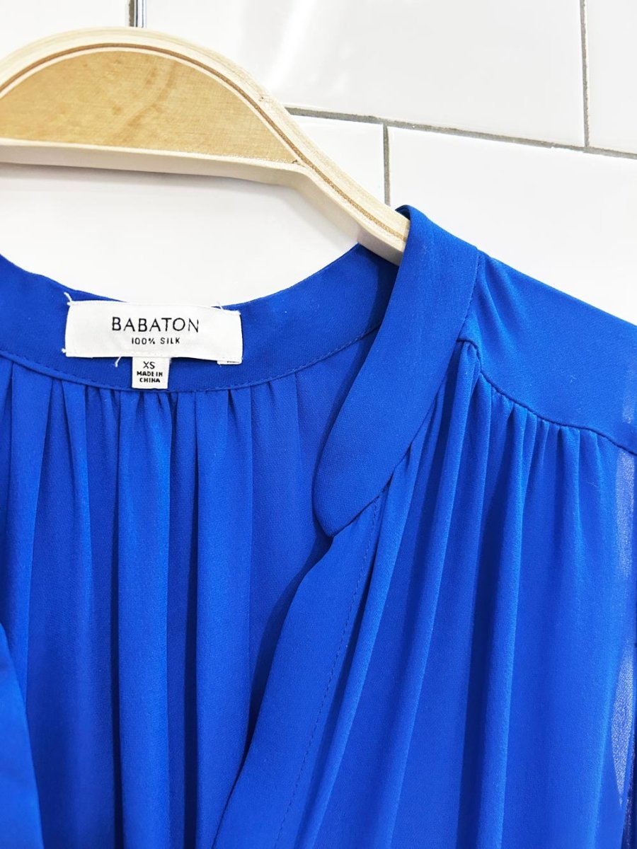 babaton benedict 100% silk sleevless mini dress | aritzia - good market thrift store