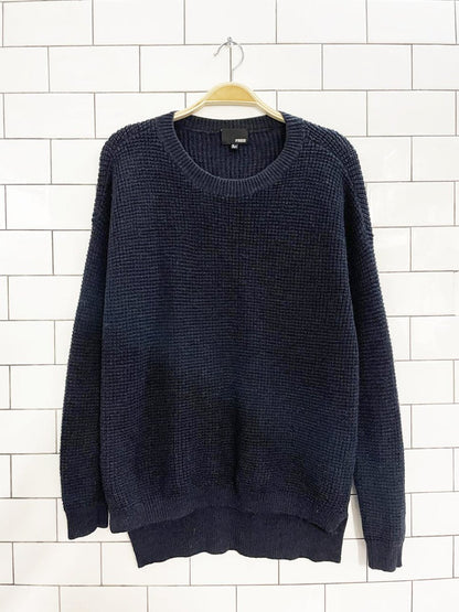 wilfred free isabelle 100% merino wool waffle knit sweater | aritzia - good market thrift store
