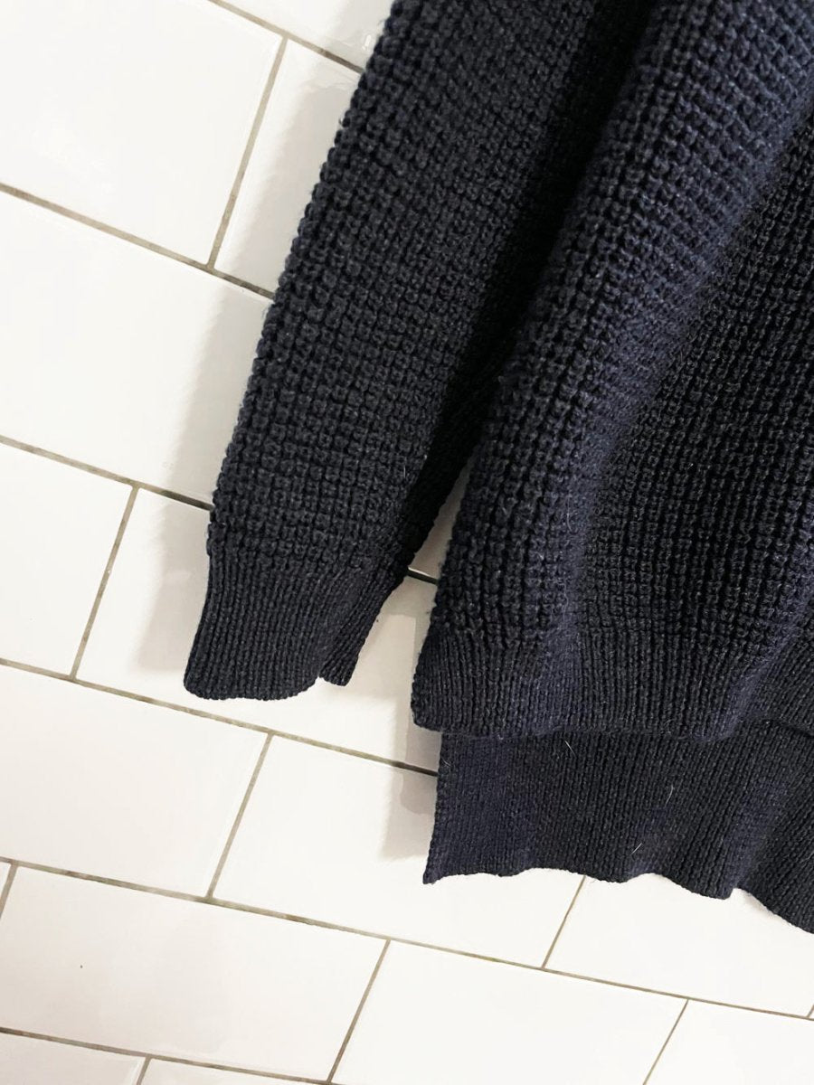 wilfred free isabelle 100% merino wool waffle knit sweater | aritzia - good market thrift store