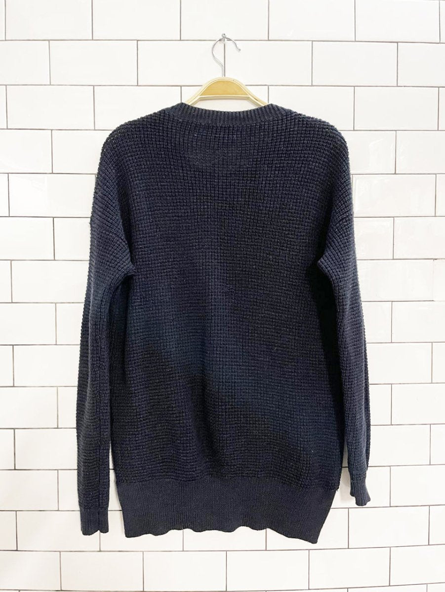 wilfred free isabelle 100% merino wool waffle knit sweater | aritzia - good market thrift store