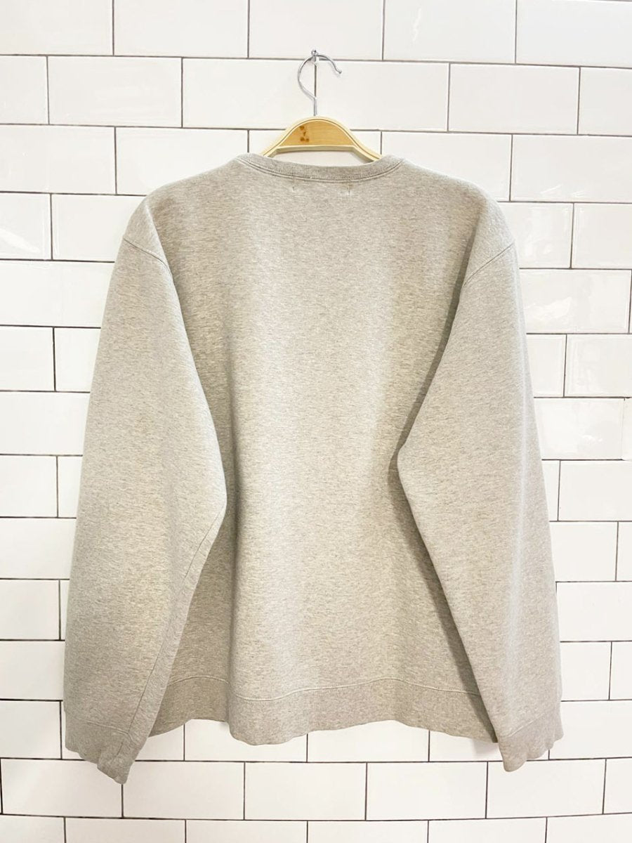 vintage 00s club monaco minimal logo boxy sweatshirt - good market thrift store