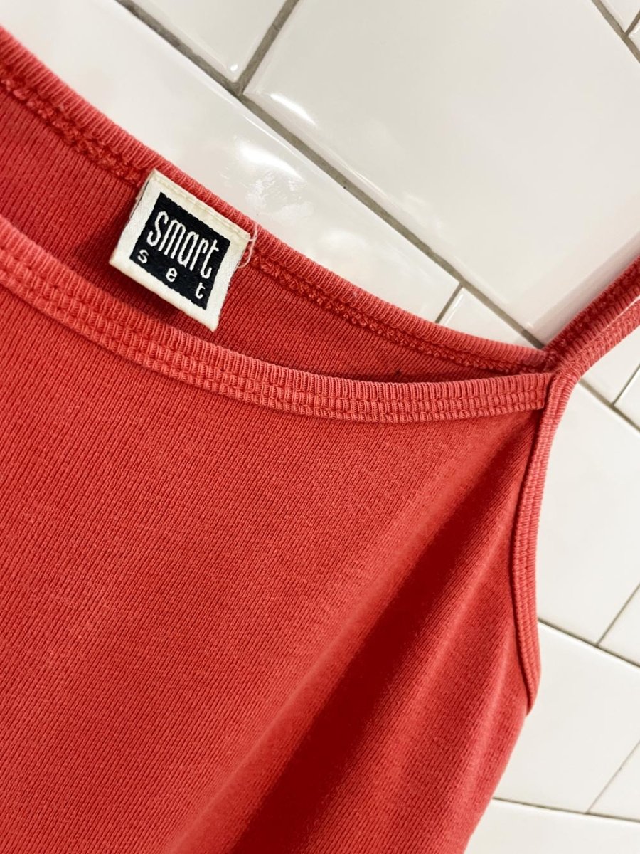 vintage 90s smart set minimal baby rib tank - good market thrift store