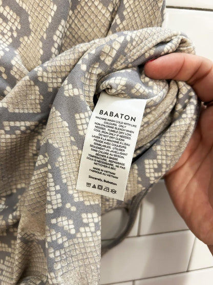 babaton contour snake print thong body suit | aritzia - good market thrift store