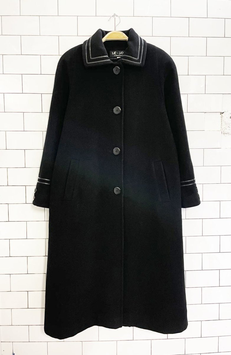 vintage me - jay wool - cashmere wool coat | made in Italy - good market thrift store