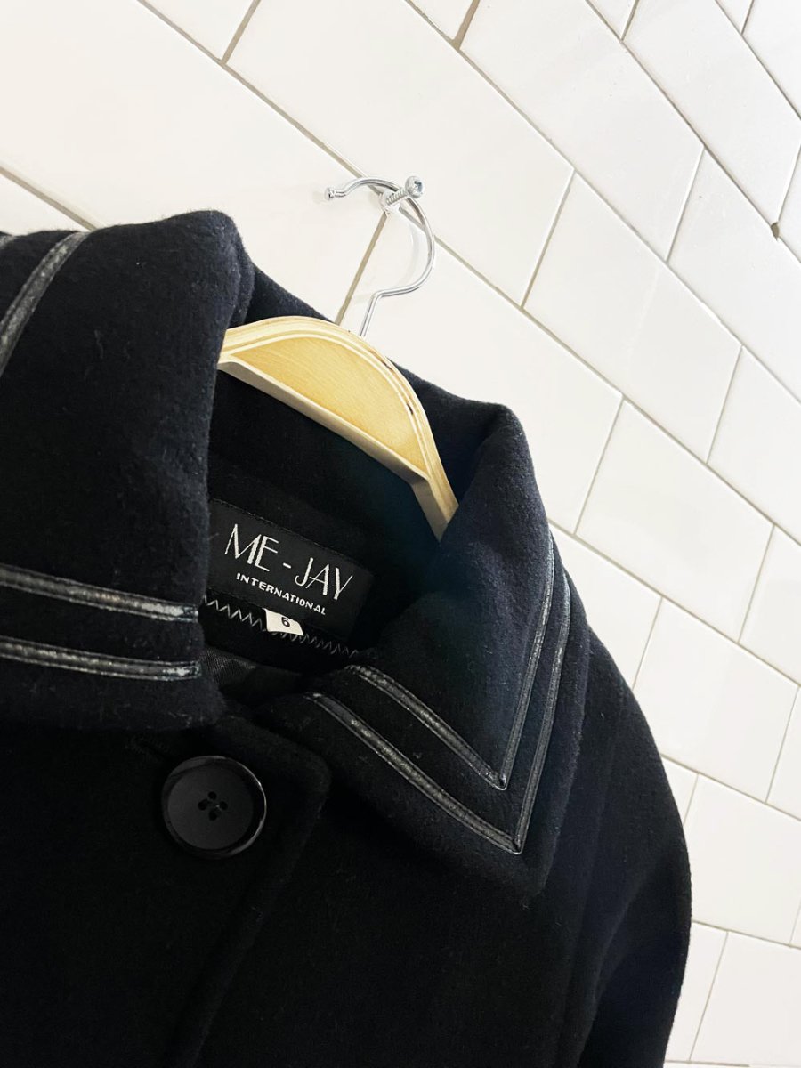 vintage me - jay wool - cashmere wool coat | made in Italy - good market thrift store