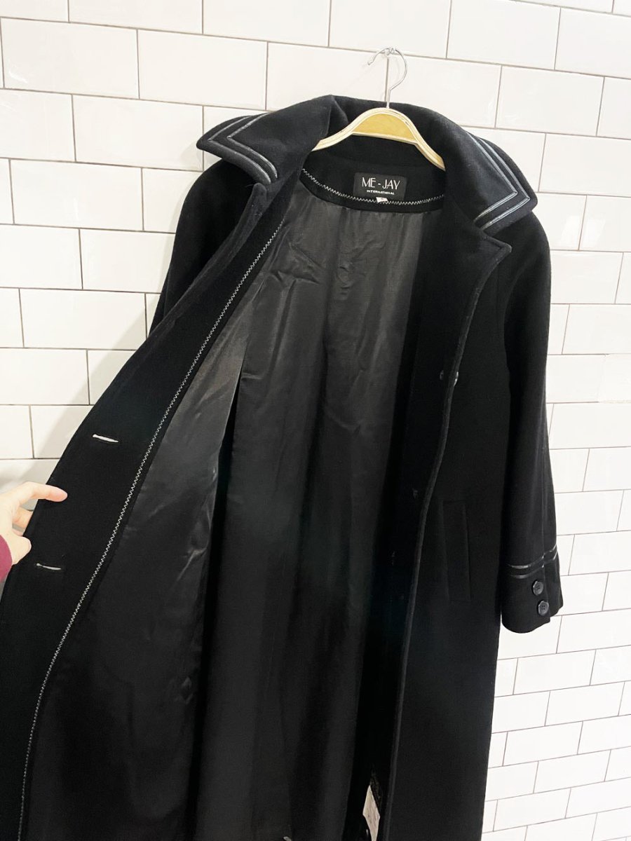 vintage me - jay wool - cashmere wool coat | made in Italy - good market thrift store
