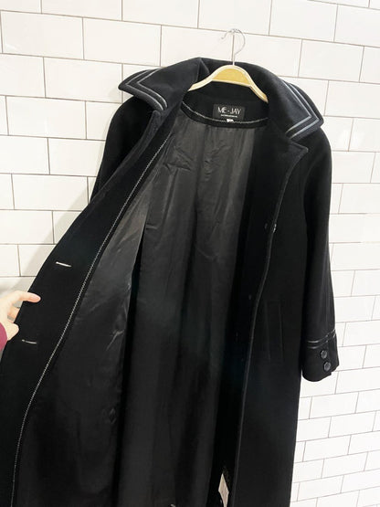 vintage me - jay wool - cashmere wool coat | made in Italy - good market thrift store