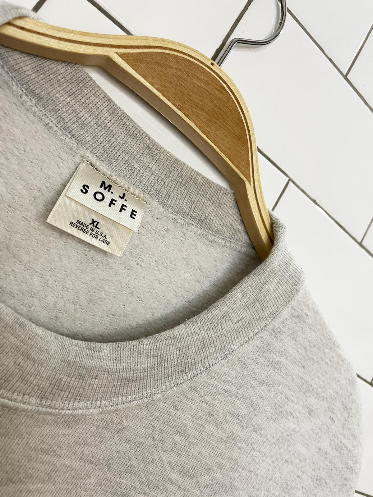 vintage 90s mj soffe US navy graphic sweatshirt | made in USA | double sided