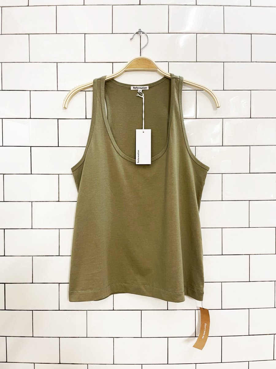 nwt reformation 2024 avery tank top - good market thrift store