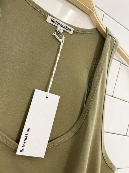 nwt reformation 2024 avery tank top - good market thrift store