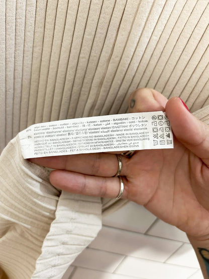 zara chunky ribbed racer back romper - good market thrift store