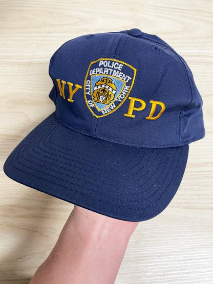 vintage 90s NYPD snapback hat | private stock - good market thrift store