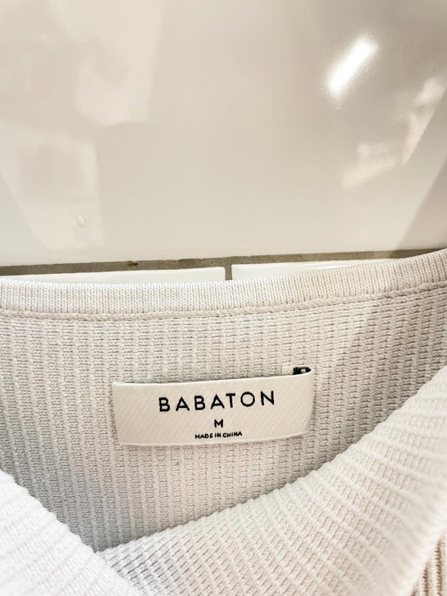 babaton sculpt knit tank pearl | aritzia - good market thrift store