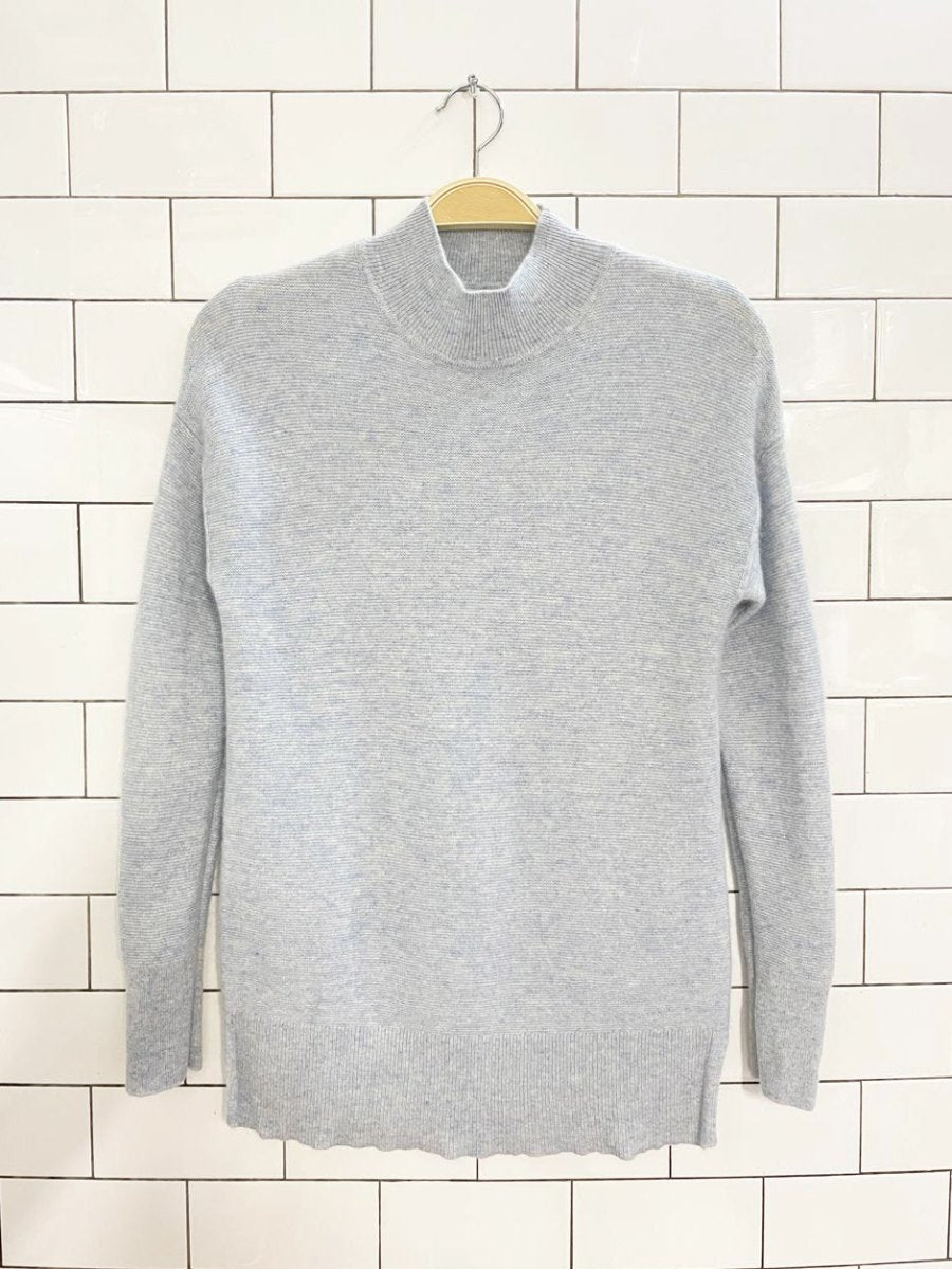 ll bean 100% cashmere mock neck sweater - good market thrift store