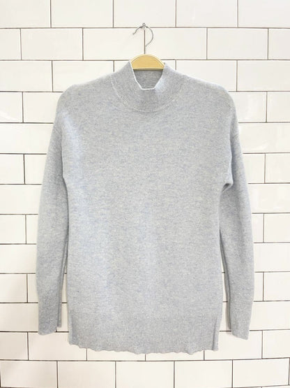 ll bean 100% cashmere mock neck sweater - good market thrift store