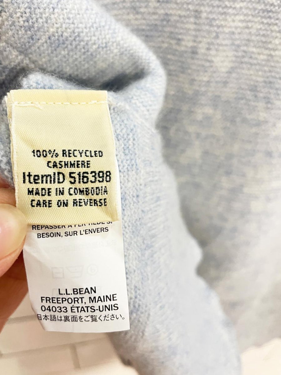 ll bean 100% cashmere mock neck sweater - good market thrift store