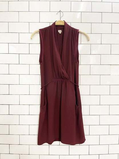 wilfred sabine tie back mini dress | aritzia - good market thrift store