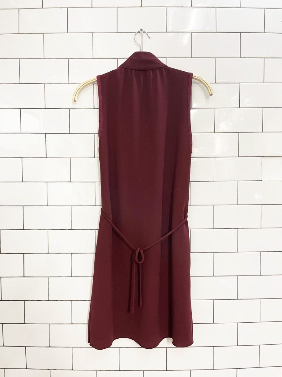 wilfred sabine tie back mini dress | aritzia - good market thrift store
