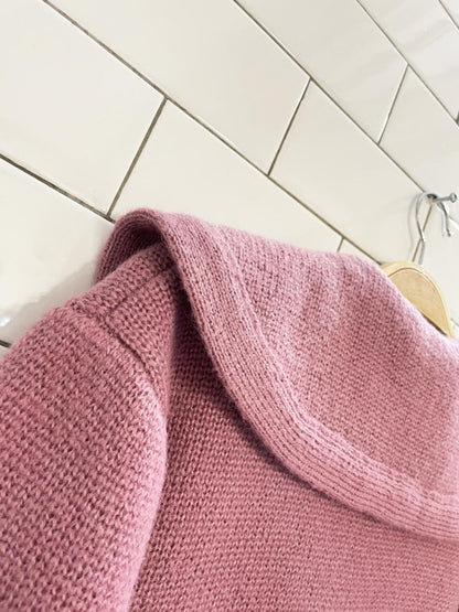 vintage 70s mister leonard wool - blend sailor knit cardigan jacket - good market thrift store