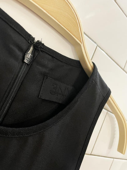 3NY new york black panelled romper - good market thrift store