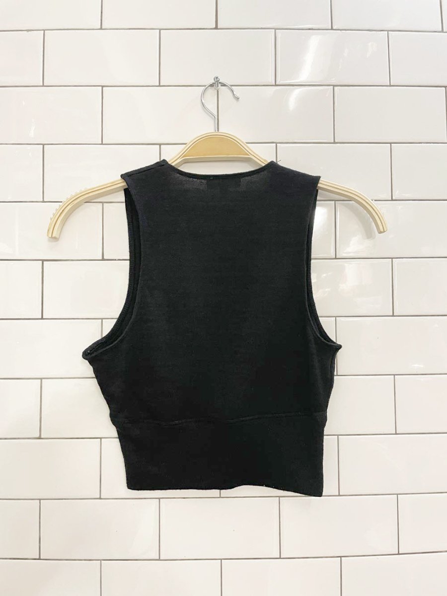 wilfred free valeria plunge cropped tank | aritzia - good market thrift store