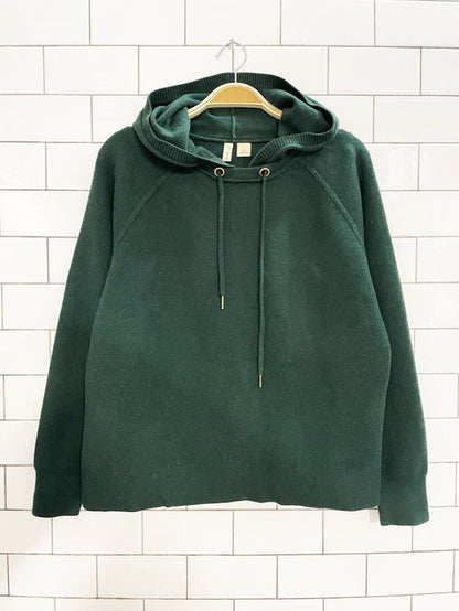 moth lania knit oversized hooded sweater | anthropologie - good market thrift store