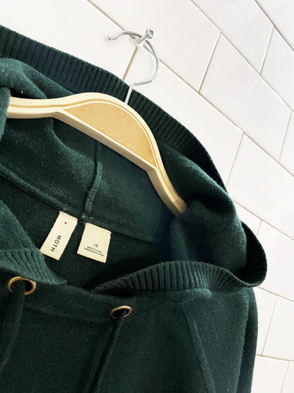 moth lania knit oversized hooded sweater | anthropologie - good market thrift store