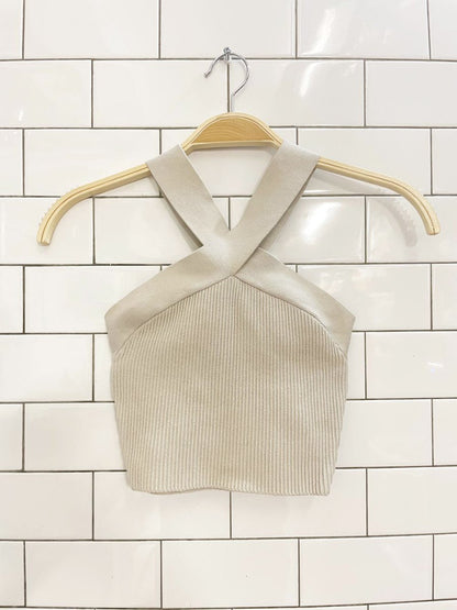 babaton sculpt knit criss cross tank | aritzia - good market thrift store