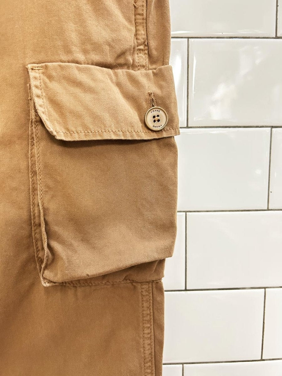 frame relaxed cropped utility pants - good market thrift store