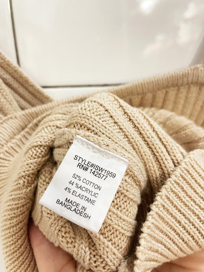 iris chunky rib knit crop tank - good market thrift store